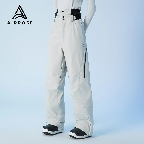 Snow Trousers Factory - Unisex Outdoor Waterproof Warm Straight-leg
