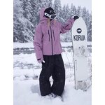 Ski Suit Manufacturer - Women Snowboarding -40 Degrees Windproof Split