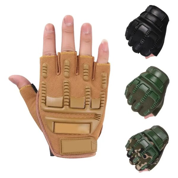 Motorcycle Gloves Manufacturer - Breathable Summer Polyester Half Finger