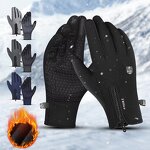 Ski Gloves Manufacturer - Winter Waterproof Windproof Velvet Thickened