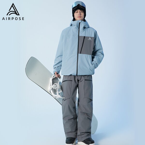 Ski Jacket Factory - Winter 3L Warm Thickened Loose Overcoats