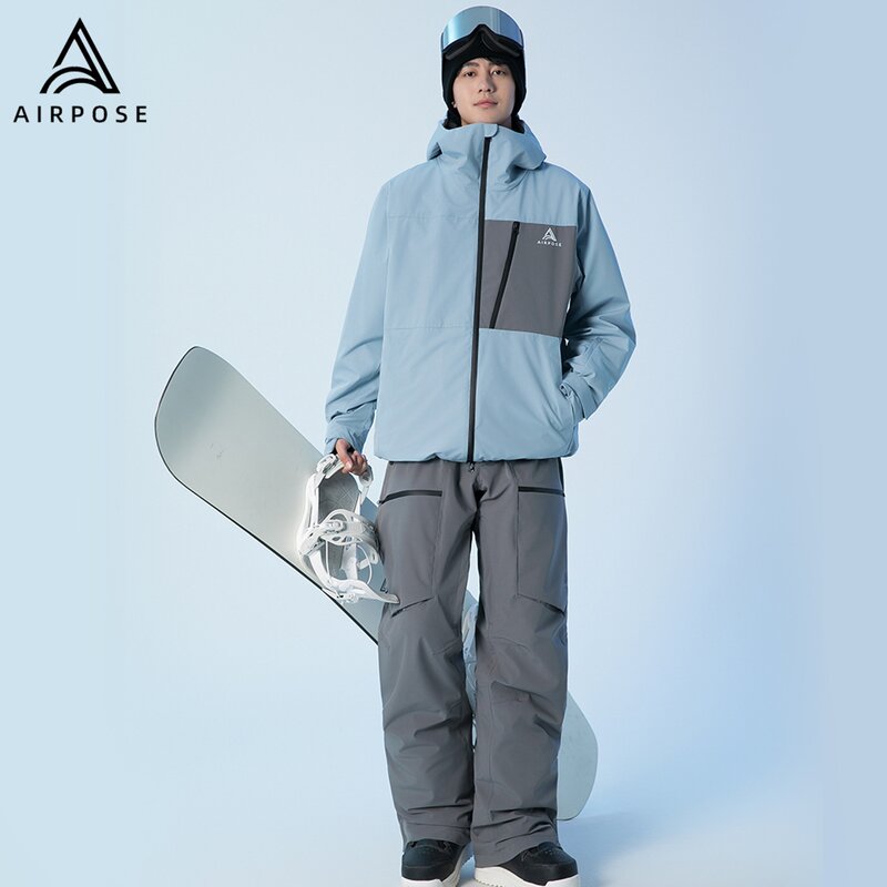 Ski Jacket Factory - Winter 3L Warm Thickened Loose Overcoats