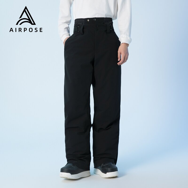 Snow Pants Factory - With Waist Protection Waterproof Ski Trousers