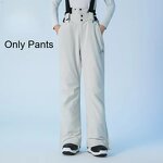Snow Pants Factory - New Solid 3L Slim Fit Bib Trousers Women