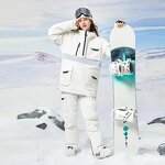 Skiing Suits Factory - New Winter Solid Color Professional Snowboard