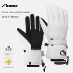 Ski Snowboard Gloves Manufacturer - Inside Wrist Guards Waterproof Warm