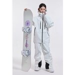Skiing Suit Factory - New Winter Solid Color Hooded Waterproof Set