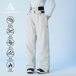 Snow Pants Factory - With Waist Protection Waterproof Ski Trousers