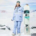 Skiing Suits Factory - New Winter Solid Color Professional Snowboard