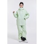 Skiing Suit Factory - New Winter Solid Color Hooded Waterproof Set