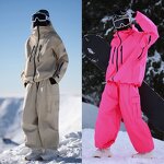 Ski Suit Manufacturer - Women Snowboarding -40 Degrees Windproof Split