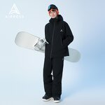 Snow Pants Factory - With Waist Protection Waterproof Ski Trousers