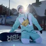 Skiing Jumpsuit Factory - Outdoor Woman Winter Waterproof Hooded Overall
