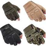 Motorcycle Gloves Manufacturer - Breathable Summer Polyester Half Finger