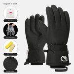 Ski Snowboard Gloves Manufacturer - Inside Wrist Guards Waterproof Warm