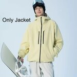 Ski Coat Manufacturer - 3LS Waterproof Windproof Detachable Unisex