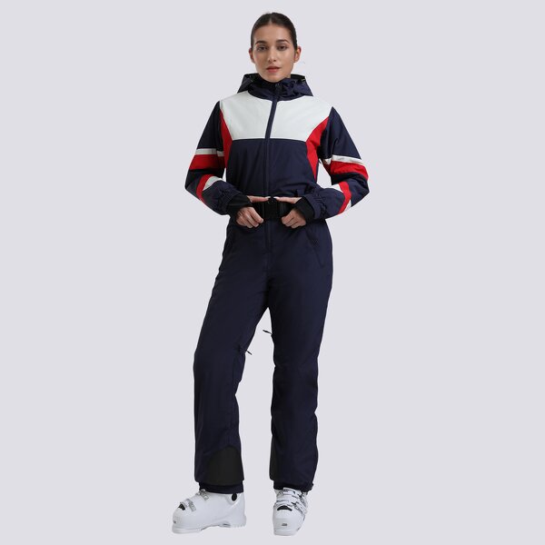 Skiing Jumpsuit Manufacturer - Winter New Female Waterproof Slim Suit