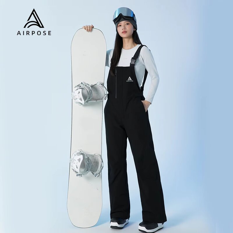 Bib Snow Pants Manufacturer - Unisex 3L Waterproof Windproof Loose