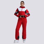 Skiing Jumpsuit Manufacturer - Winter New Female Waterproof Slim Suit