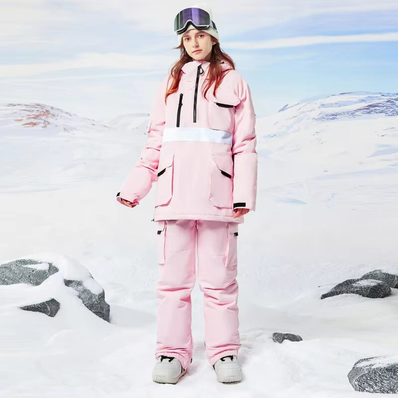 Skiing Suits Factory - New Winter Solid Color Professional Snowboard
