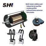 Brushless DC Motor Manufacturer - 80mm 350W Air Purifier OEM