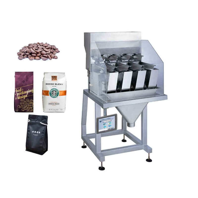Linear Weigher Supplier - 4 Head Grain Coffee Powder Filling