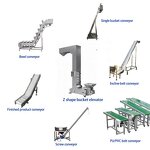 Stainless Steel Elevator Factory - 304 with Hopper for Pods