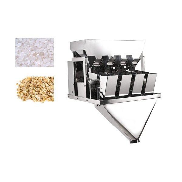 Linear Weigher Manufacturer - 4 Head Mix Weighing Grain Sugar