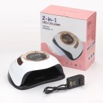 美甲灯生产厂家-便携168W SUN UV LED可充电款