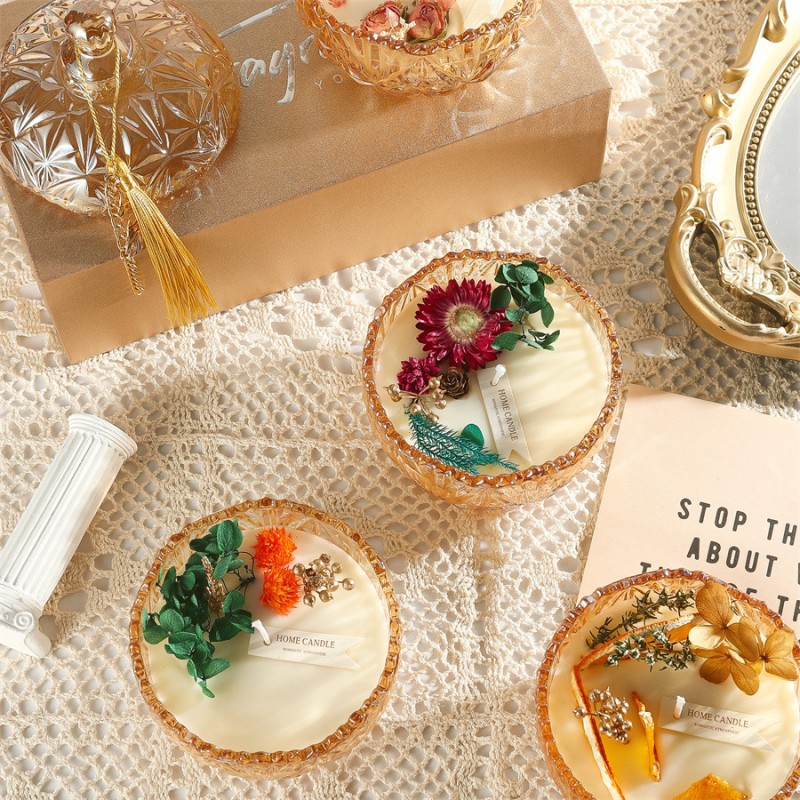 Luxury Candles Manufacturer - OEM Amber Pure Natural Dry Flower