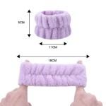 Face Wash Wristbands Manufacturer - Landora Soft Coral Fleece Microfiber