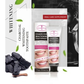 牙膏生产厂家-朗多拉热销竹炭美白膏体