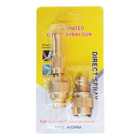 软管喷嘴源头工厂-朗多拉3/4英寸黄铜可调喷雾枪