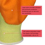 Rubber Work Gloves Manufacturer - OEM/ODM Custom EN388 3142X Polyester