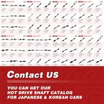 Axle Shaft Manufacturer - Japanese Car Drive Shaft OEM