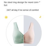 Nursing Bra Manufacturer - OEM/ODM Custom Front Hook Wire Free Maternity