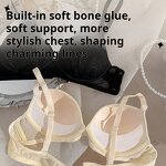 Women's Push Up Bra Manufacturer - OEM/ODM Custom French Satin Lace Small
