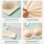 Nursing Bra Manufacturer - OEM/ODM Custom Front Buckle Plus Size Push Up