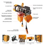 Electric Hoist Manufacturer - 0.5t Remote Control for Plant