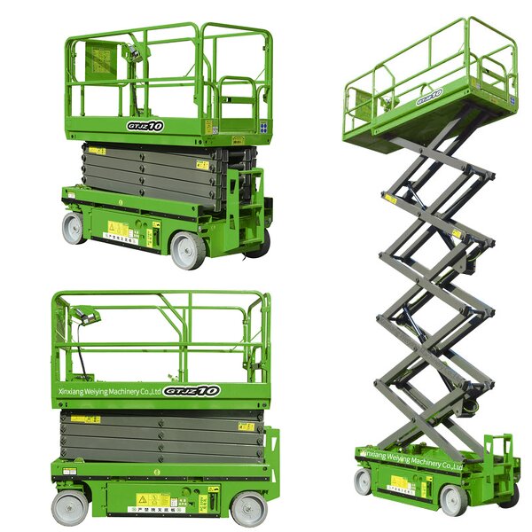 Scissor Lift Factory - 6m-12m Aerial Hydraulic Self-Propelled