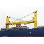 Hydraulic Deck Crane Manufacturer - Scrap Barge Marine Straight Boom