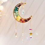Tree of Life Sun Catcher Factory - Curved Moon Shape Gemstone Custom