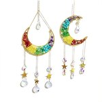 Tree of Life Sun Catcher Factory - Curved Moon Shape Gemstone Custom