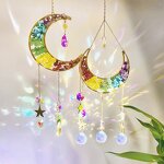 Tree of Life Sun Catcher Factory - Curved Moon Shape Gemstone Custom