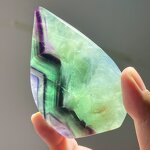 Snowflake Fluorite Craft Factory - Laser Engraved Feather Decor