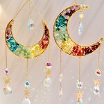 Tree of Life Sun Catcher Factory - Curved Moon Shape Gemstone Custom
