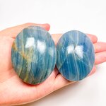 Palm Stone Factory - Blue Onyx 60mm Natural Gemstone Bulk