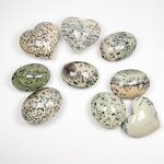 Palm Stone Manufacturer - Polished Dendritic Wood Jasper Hearts