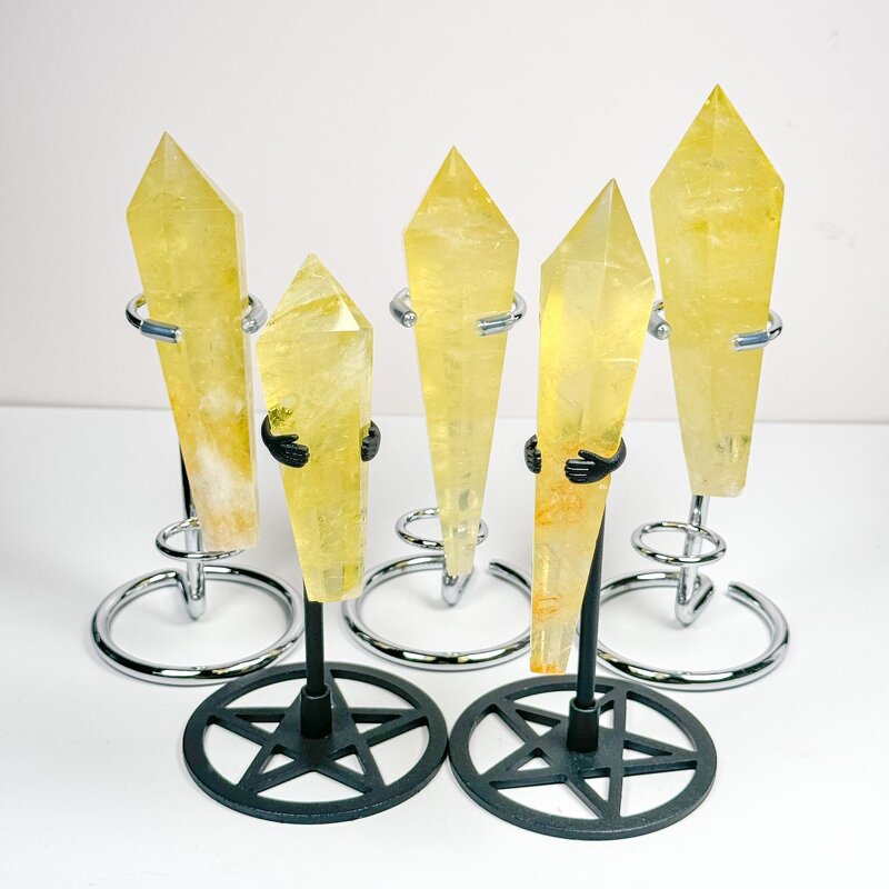 Crystal Wand Manufacturer - Natural Citrine Magic Healing Energy
