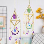 Stained Glass Sun Catcher Factory - Diamond Natural Crystal Sticker